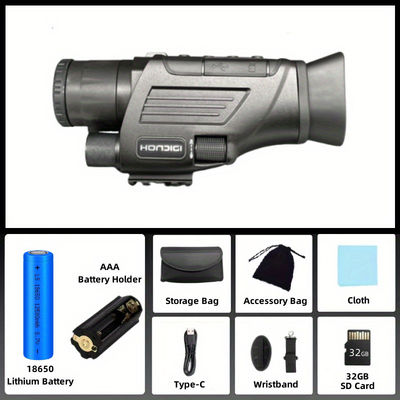 5X optische Vergrößerung Nachtsicht Monocular mit Infrarot-Beleuchtung