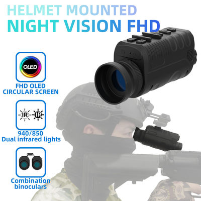 2K NVG Nachtsichtbrille für Erwachsene PVS 14 Helm montiert 4 Farbmodi 4X
