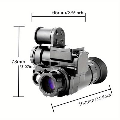120x80x59mm Militärhelm Nachtsichtbrille Wifi IR 1080p Hd