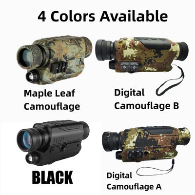 40mm Nachtsicht-Monocular-Brille-Teleskop mit Infrarot-Bildgebung 186x83x62MM