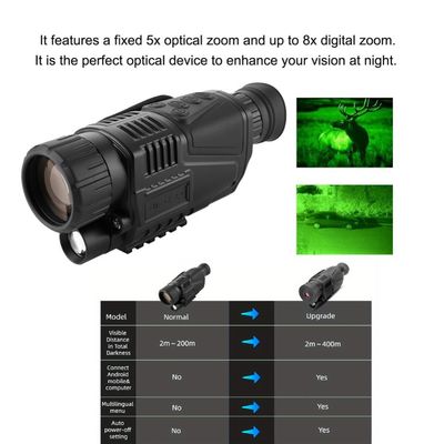 End P1S X Infrarot Digital Nachtsicht Monocular 200m 3.7V Nachtjäger Fernglas