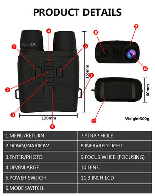 Fernrohr-Nachtsichtteleskop NV4000 Langstreckenbrille Digitale Infrarot
