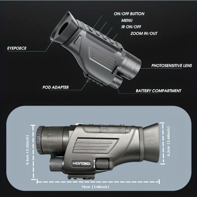 390G Nachtsicht Monocular Scope Brille Outdoor Jagd und Beobachtung von Wildtieren