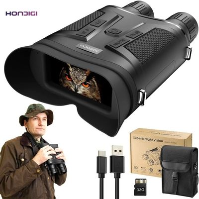 Bild Schwarz Grün Ferngläser Nachtsichtgerät 50mm Objektiv USB IR LED Zoom