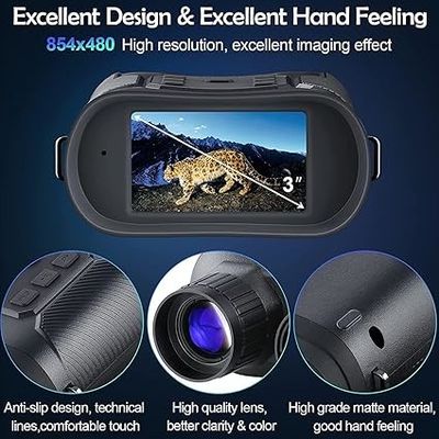 Nachtsichtbrille für Wildtierbeobachtung 34 mm Durchmesser
