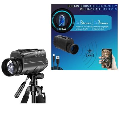 34mm Objektiv 1080p Fernglas Infrarot Nachtsichtgerät 5x256GB