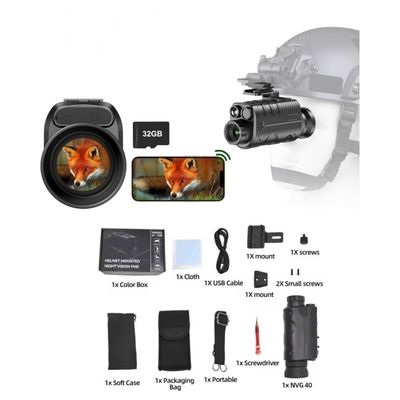 9million Fotografische Bild Auflösung 31mm IR LED Nachtsichtbrille 1080P