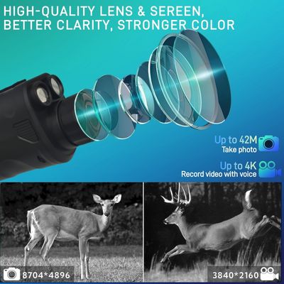 Verstärkte Helme Montierbare Nachtsicht Monocular Dual Infrarot Optimale Sichtbarkeit