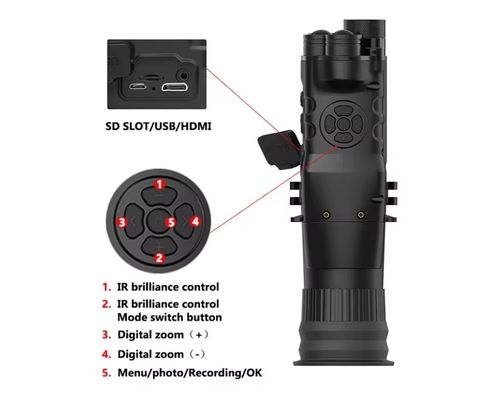 IR High Definition NV789 Farb-Nachtsicht-Scope-Clip auf der Reichweite Nachtsicht Jagd