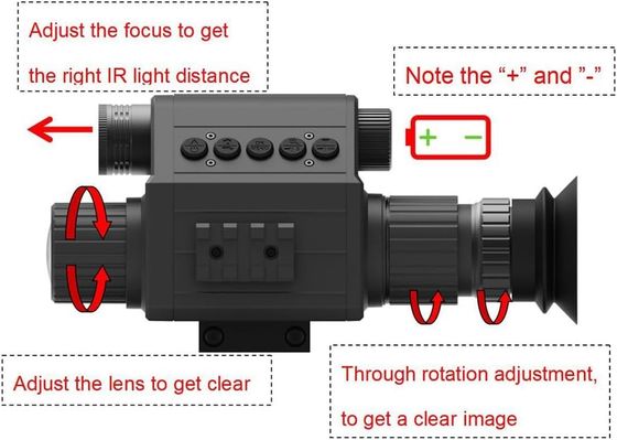 M5 Digital 1080P Day &amp; Night Vision Rifle Scope Jagd-Monocular-Kamera mit 850 oder 940 nm IR (M5-50-IR940-GP)