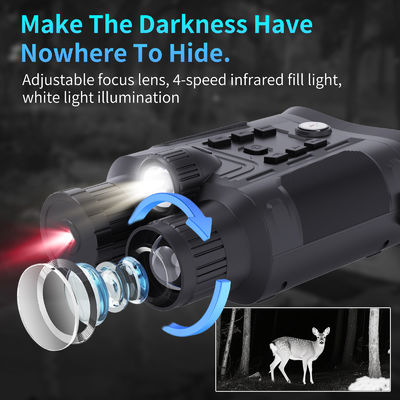 6-fach optischer Zoom Mini90 Infrarot-Nachtsichtfernglas 40MP Fotos & 4K Video 15 Stunden Akkulaufzeit Sehen im Dunkeln zum Angeln oder Bootfahren Wandern Camping