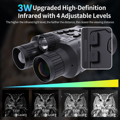 6-fach optischer Zoom Mini90 Infrarot-Nachtsichtfernglas 40MP Fotos & 4K Video 15 Stunden Akkulaufzeit Sehen im Dunkeln zum Angeln oder Bootfahren Wandern Camping