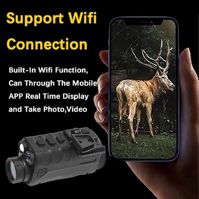 NVG07s Night Vision Monoculars with 4K Recording, Switchable IR (850nm/940nm), and OLED Display for Hunting & Security